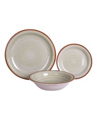 Set di Stoviglie Home ESPRIT Azzurro Verde Multicolore Rosa Ambra Gres 26,5 x 26,5 x 3 cm 27,5 x 27,5 x 3 cm 18 Pezzi Set di Stoviglie Home ESPRIT Azzurro Verde Multicolore Rosa Ambra Gres 26,5 x 26,5 x 3 cm 27,5 x 27,5 x 3 cm 18 Pezzi