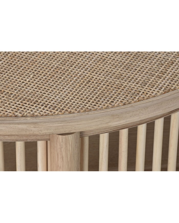 Tavolino da Caffè Home ESPRIT Naturale Legno di abete 75 x 75 x 49 cm