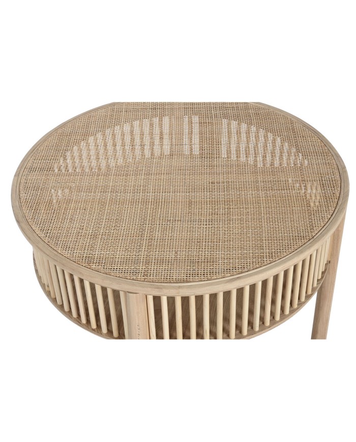 Tavolino da Caffè Home ESPRIT Naturale Legno di abete 75 x 75 x 49 cm