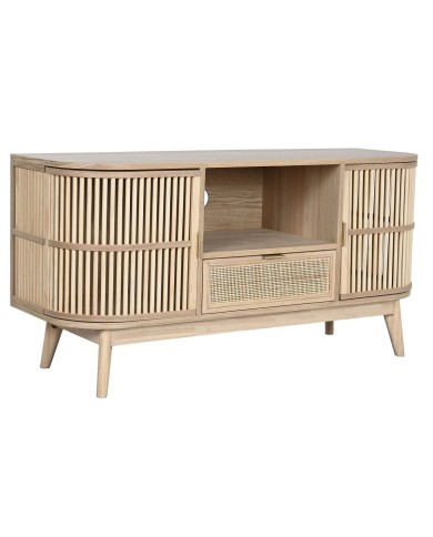 Mobile TV Home ESPRIT Dorato Naturale Rattan Abete 120 x 40 x 60 cm Mobile TV Home ESPRIT Dorato Naturale Rattan Abete 120 x 40 x 60 cm