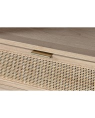 Mobile TV Home ESPRIT Dorato Naturale Rattan Abete 120 x 40 x 60 cm Mobile TV Home ESPRIT Dorato Naturale Rattan Abete 120 x 40 x 60 cm