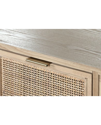 Cassettiera Home ESPRIT Dorato Naturale Abete 120 x 40 x 80 cm