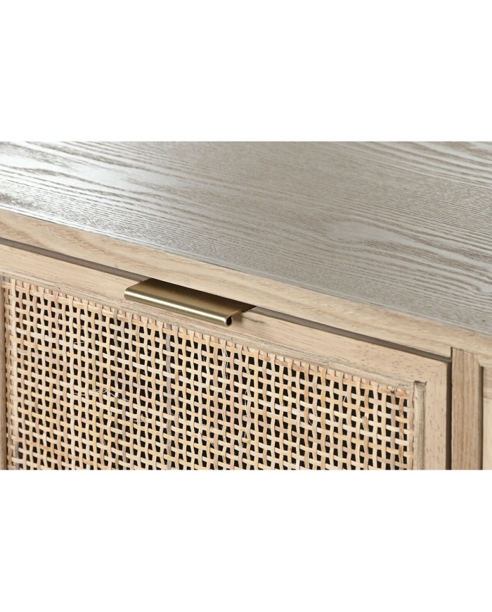 Cassettiera Home ESPRIT Dorato Naturale Abete 120 x 40 x 80 cm