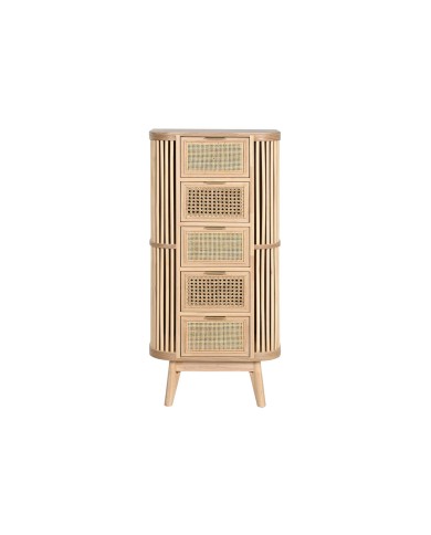 Cassettiera Home ESPRIT Dorato Naturale Abete 48 x 35 x 105 cm Cassettiera Home ESPRIT Dorato Naturale Abete 48 x 35 x 105 cm