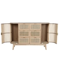 Cassettiera Home ESPRIT Dorato Naturale Abete 120 x 40 x 80 cm
