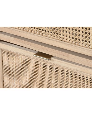 Scarpiera Home ESPRIT Dorato Naturale Rattan Legno di abete Tropicale 70 x 29 x 115 cm Scarpiera Home ESPRIT Dorato Naturale Rattan Legno di abete Tropicale 70 x 29 x 115 cm