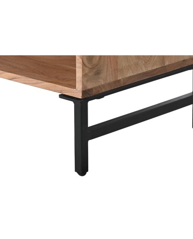 Mobile TV Home ESPRIT Marrone Nero Metallo Acacia 145 x 40 x 52 cm Mobile TV Home ESPRIT Marrone Nero Metallo Acacia 145 x 40 x 52 cm