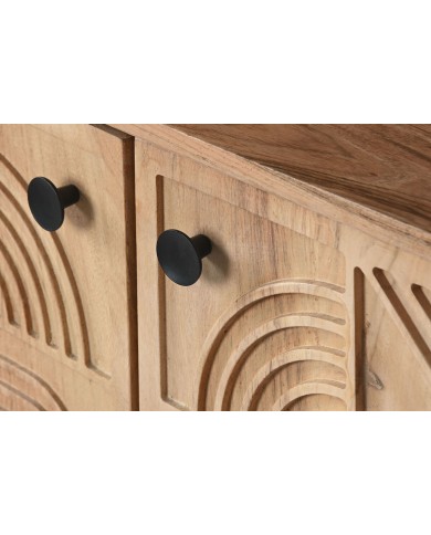 Mobile TV Home ESPRIT Marrone Nero Metallo Acacia 145 x 40 x 52 cm Mobile TV Home ESPRIT Marrone Nero Metallo Acacia 145 x 40 x 52 cm