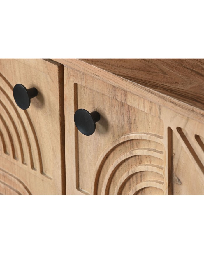 Mobile TV Home ESPRIT Marrone Nero Metallo Acacia 145 x 40 x 52 cm Mobile TV Home ESPRIT Marrone Nero Metallo Acacia 145 x 40 x 52 cm