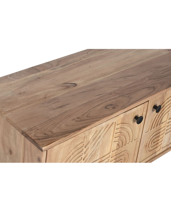 Mobile TV Home ESPRIT Marrone Nero Metallo Acacia 145 x 40 x 52 cm Mobile TV Home ESPRIT Marrone Nero Metallo Acacia 145 x 40 x 52 cm