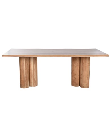 Tavolo da Pranzo Home ESPRIT Marrone Naturale Legno di acacia 200 x 100 x 76 cm Tavolo da Pranzo Home ESPRIT Marrone Naturale Legno di acacia 200 x 100 x 76 cm