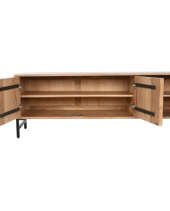 Mobile TV Home ESPRIT Marrone Nero Metallo Acacia 145 x 40 x 52 cm Mobile TV Home ESPRIT Marrone Nero Metallo Acacia 145 x 40 x 52 cm