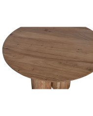 Tavolino da Caffè Home ESPRIT Marrone Naturale Legno di acacia 80 x 80 x 45 cm
