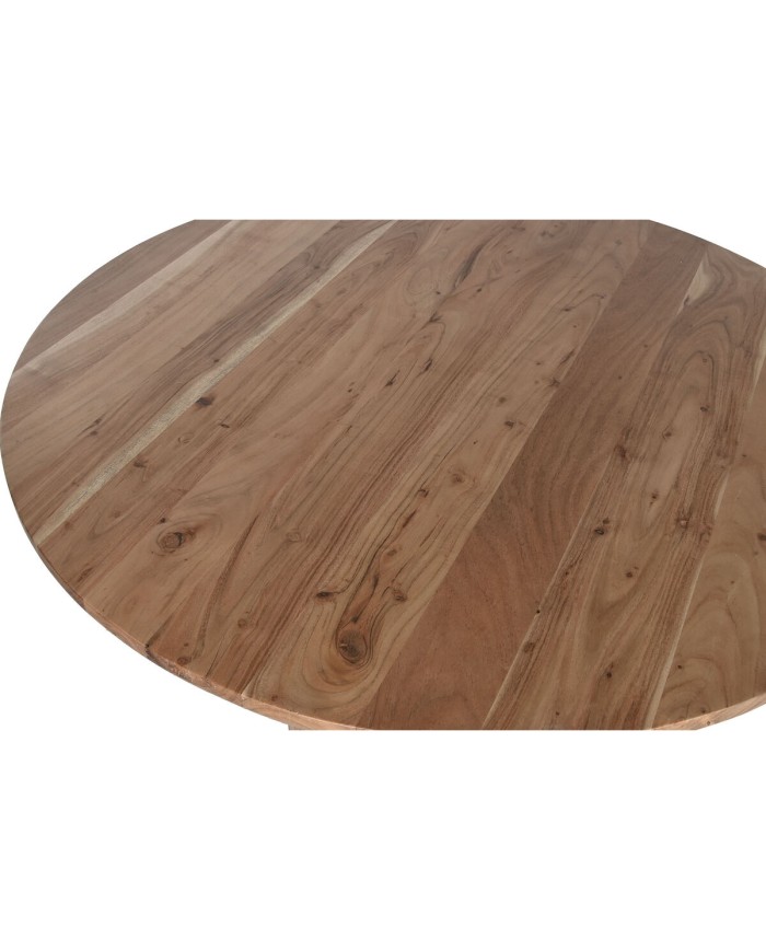 Tavolo da Pranzo Home ESPRIT Marrone Naturale Acacia 115 x 115 x 76 cm Tavolo da Pranzo Home ESPRIT Marrone Naturale Acacia 115 x 115 x 76 cm