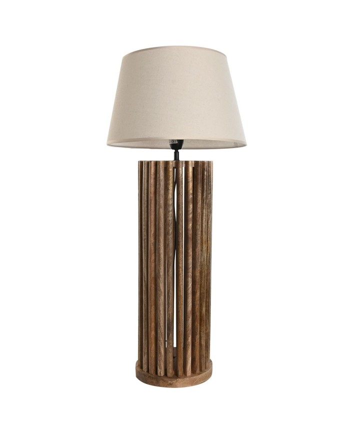 Lampada da tavolo Home ESPRIT Marrone Legno di mango 50 W 220 V 23 x 23 x 72 cm
