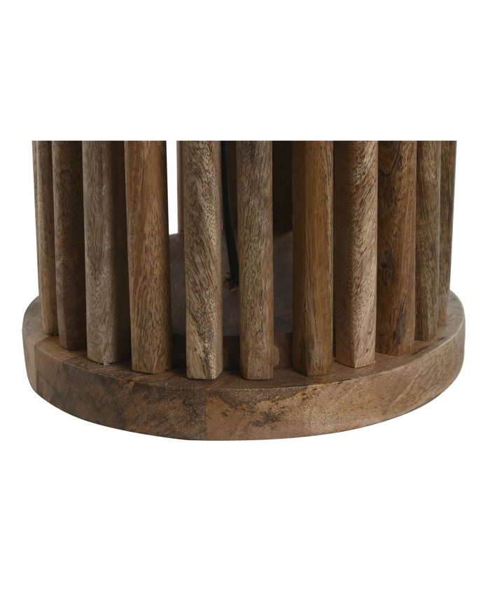 Lampada da tavolo Home ESPRIT Marrone Legno di mango 50 W 220 V 23 x 23 x 72 cm