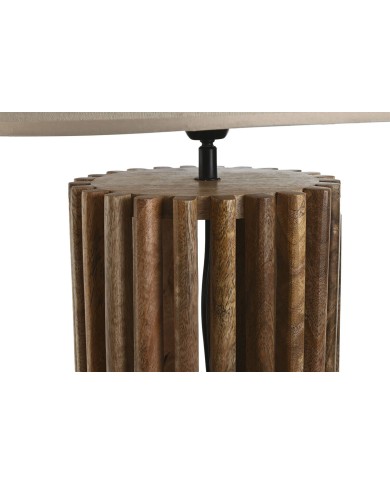 Lampada da tavolo Home ESPRIT Marrone Legno di mango 50 W 220 V 23 x 23 x 72 cm
