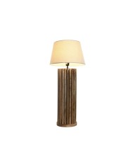 Lampada da tavolo Home ESPRIT Marrone Legno di mango 50 W 220 V 23 x 23 x 72 cm
