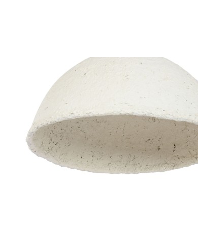 Lampadario Home ESPRIT Bianco Carta Ferro 50 W 33 x 33 x 26 cm