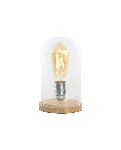 Lampada da tavolo Home ESPRIT Naturale Bambù Cristallo 50 W 220 V 13 x 13 x 22 cm