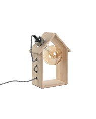 Lampada da tavolo Home ESPRIT Naturale Bambù Cristallo 50 W 220 V 13 x 13 x 22 cm Lampada da tavolo Home ESPRIT Naturale Bambù Cristallo 50 W 220 V 13 x 13 x 22 cm