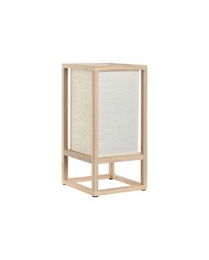 Lampada da tavolo Home ESPRIT Bianco Dorato Metallo 50 W 220 V 15 x 15 x 15 cm (2 Unità)