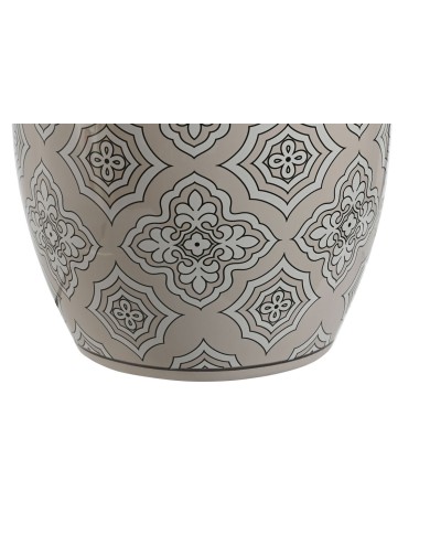 Lampada da tavolo Home ESPRIT Bianco Beige Ceramica 50 W 220 V 43,5 x 43,5 x 61 cm