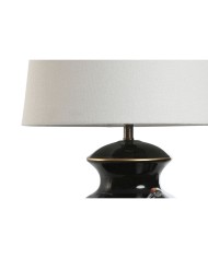 Lampada da tavolo Home ESPRIT Nero Dorato Ceramica 50 W 220 V 40 x 40 x 70 cm
