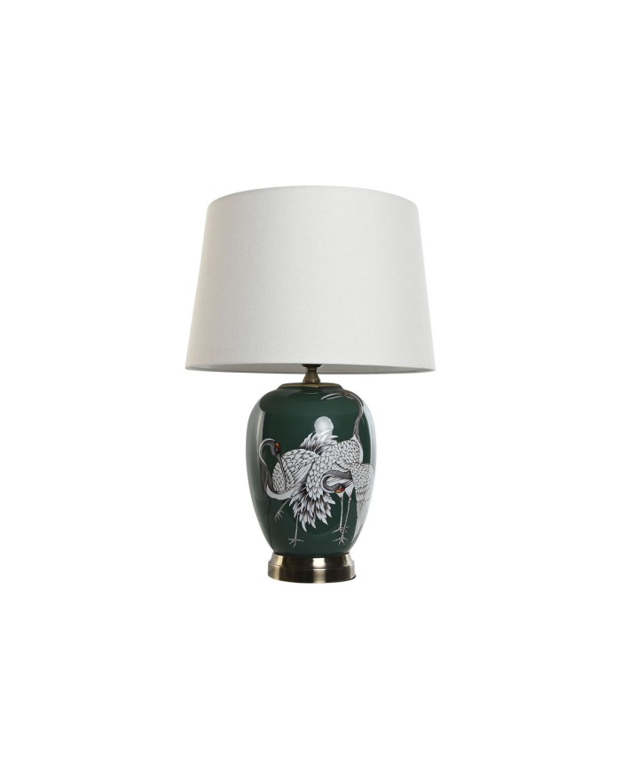 Lampada da tavolo Home ESPRIT Bianco Verde Turchese Dorato Ceramica 50 W 220 V 40 x 40 x 59 cm Lampada da tavolo Home ESPRIT Bianco Verde Turchese Dorato Ceramica 50 W 220 V 40 x 40 x 59 cm
