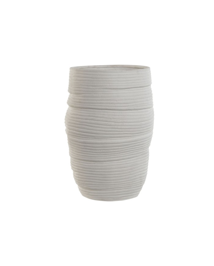 Vaso Home ESPRIT Bianco Ceramica 27 x 27 x 37 cm Vaso Home ESPRIT Bianco Ceramica 27 x 27 x 37 cm