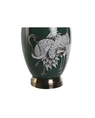 Lampada da tavolo Home ESPRIT Bianco Verde Turchese Dorato Ceramica 50 W 220 V 40 x 40 x 59 cm Lampada da tavolo Home ESPRIT Bianco Verde Turchese Dorato Ceramica 50 W 220 V 40 x 40 x 59 cm