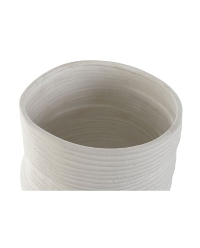 Vaso Home ESPRIT Bianco Ceramica 27 x 27 x 37 cm Vaso Home ESPRIT Bianco Ceramica 27 x 27 x 37 cm