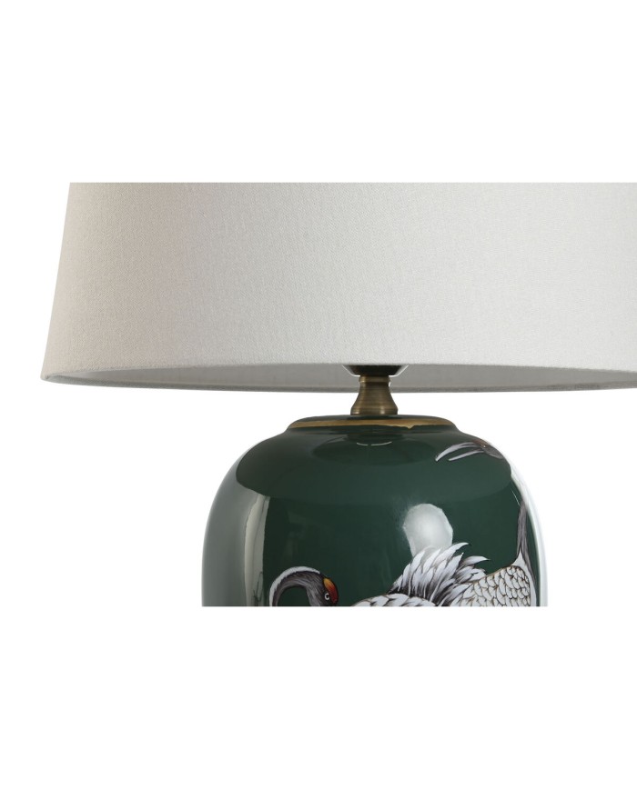 Lampada da tavolo Home ESPRIT Bianco Verde Turchese Dorato Ceramica 50 W 220 V 40 x 40 x 59 cm Lampada da tavolo Home ESPRIT Bianco Verde Turchese Dorato Ceramica 50 W 220 V 40 x 40 x 59 cm