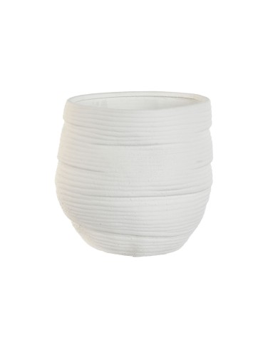 Vaso Home ESPRIT Bianco Ceramica 29 x 29 x 27 cm Vaso Home ESPRIT Bianco Ceramica 29 x 29 x 27 cm