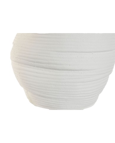Vaso Home ESPRIT Bianco Ceramica 29 x 29 x 27 cm Vaso Home ESPRIT Bianco Ceramica 29 x 29 x 27 cm