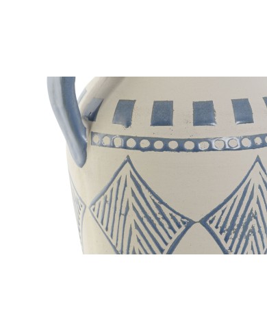 Vaso Home ESPRIT Azzurro Marrone Ceramica Mediterraneo 22 x 18 x 36,5 cm 22 x 18 x 35 cm Vaso Home ESPRIT Azzurro Marrone Ceramica Mediterraneo 22 x 18 x 36,5 cm 22 x 18 x 35 cm