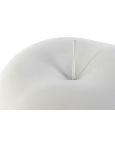 Statua Decorativa Home ESPRIT Bianco Mela Città 21 x 20 x 23 cm 21 X 20 X 21 CM (2 Unità)