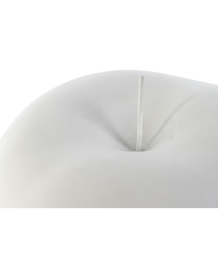 Statua Decorativa Home ESPRIT Bianco Mela Città 21 x 20 x 23 cm 21 X 20 X 21 CM (2 Unità)