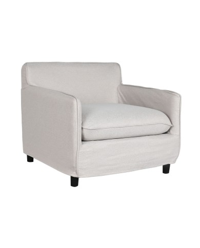 Poltrona Home ESPRIT Beige 85 x 85 x 74 cm