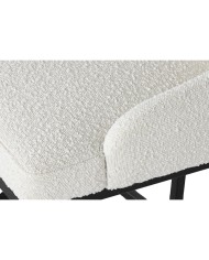 Sedia da Sala da Pranzo Home ESPRIT Bianco Nero 54 x 61 x 82,5 cm