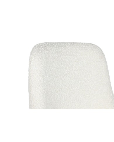 Sedia da Sala da Pranzo Home ESPRIT Bianco Nero 54 x 61 x 82,5 cm