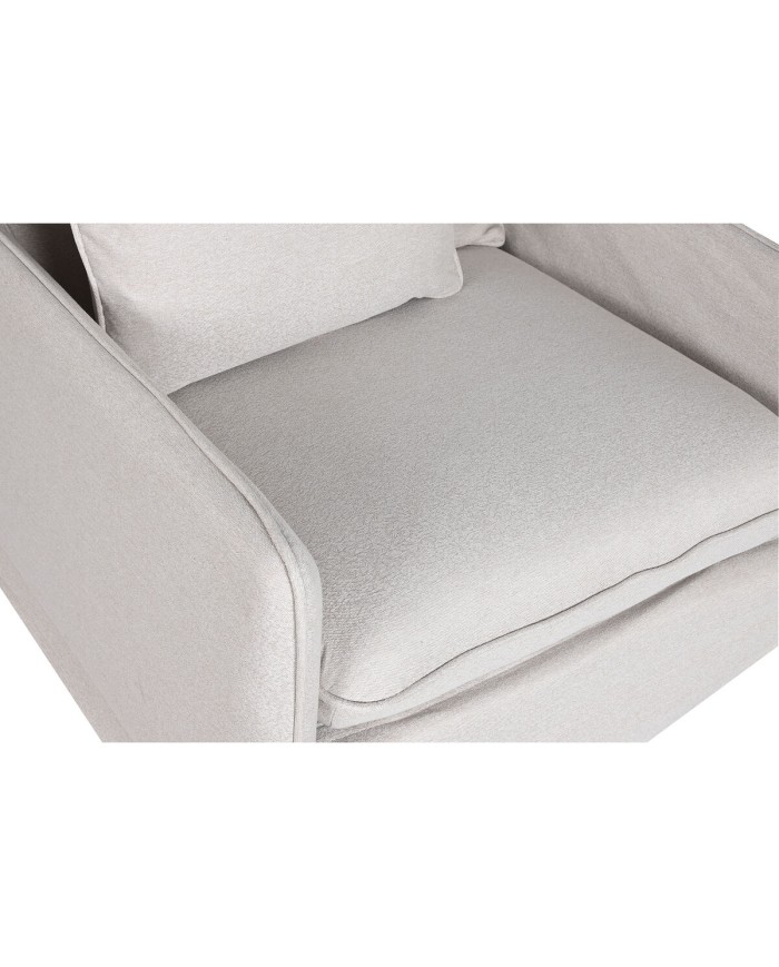 Poltrona Home ESPRIT Beige 85 x 85 x 74 cm Poltrona Home ESPRIT Beige 85 x 85 x 74 cm