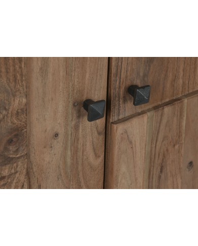 Stand Espositore Home ESPRIT Cristallo Acacia 118 x 45 x 194 cm