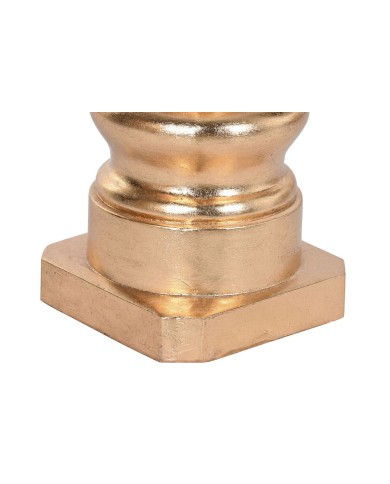 Vaso Home ESPRIT Bianco Dorato Fibra Moderno 40 x 40 x 100 cm Vaso Home ESPRIT Bianco Dorato Fibra Moderno 40 x 40 x 100 cm