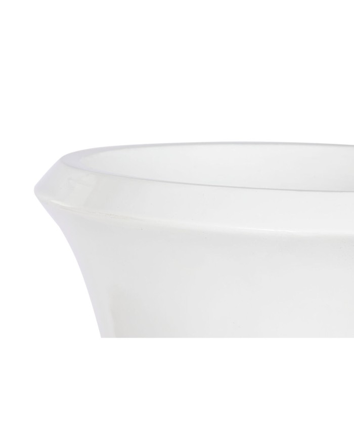 Vaso Home ESPRIT Bianco Dorato Fibra Moderno 40 x 40 x 100 cm Vaso Home ESPRIT Bianco Dorato Fibra Moderno 40 x 40 x 100 cm
