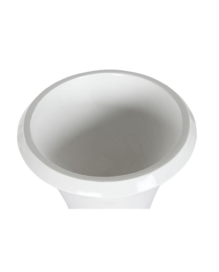 Vaso Home ESPRIT Bianco Dorato Fibra Moderno 40 x 40 x 100 cm Vaso Home ESPRIT Bianco Dorato Fibra Moderno 40 x 40 x 100 cm