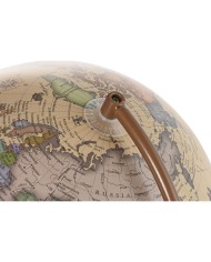 Mappamondo Home ESPRIT Marrone PVC 26 x 25 x 34 cm