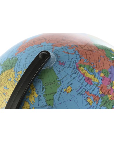 Mappamondo Home ESPRIT Azzurro Nero PVC 33 x 32 x 41 cm