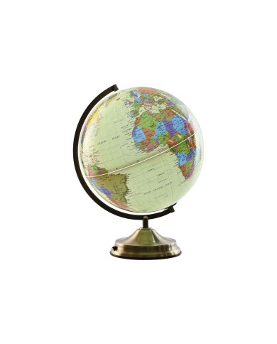 Mappamondo Home ESPRIT Beige Dorato PVC 33 x 32 x 42 cm Mappamondo Home ESPRIT Beige Dorato PVC 33 x 32 x 42 cm