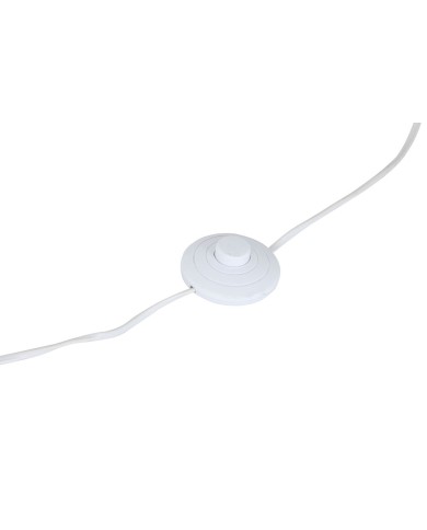 Lampada da Terra Home ESPRIT Azzurro Bianco Metallo 220 V 40 x 28 x 171 cm